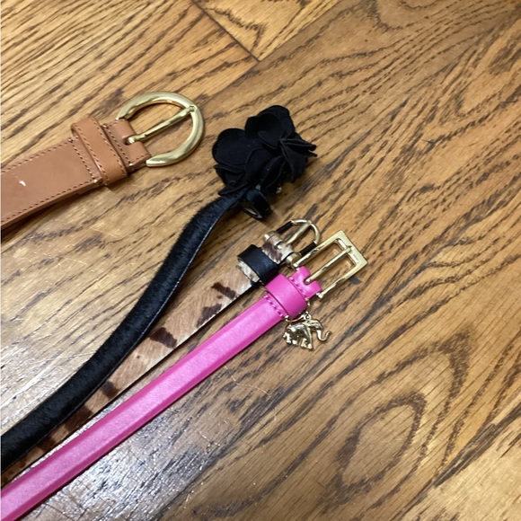 Talbots leather belt lot. 4 total. Size Large - Picture 2 of 14